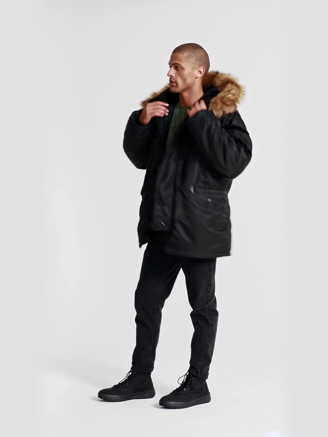 1PIU1UGUALE3　K-3B ACTIVE PARKA 1PIU1UGUALE3 K-3B ACTIVE PARKA Men's Active Winter Parka